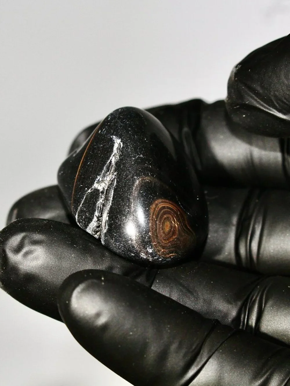 15.5g Old Stock Rainbow Obsidian Polished Davis Creek California Rare Stone Rock